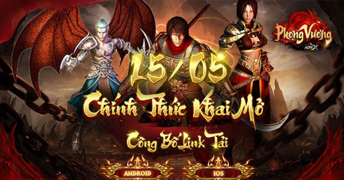 Game nhập vai chiến thuật Phong Vương ADNX Mobile