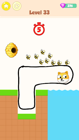 Vận dụng IQ của bạn để vẽ và giải quyết màn chơi