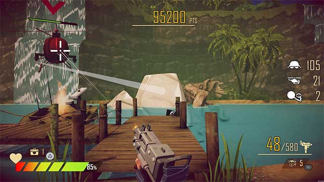 Operation Wolf Returns là phiên bản cải tiến của game arcade nổi tiếng Operation Wolf