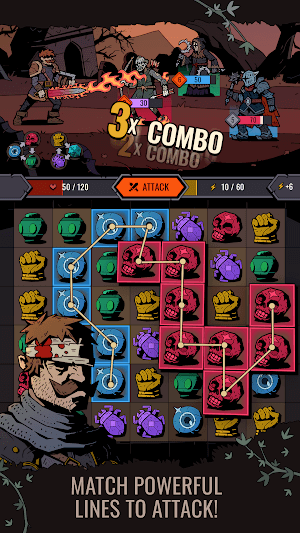 Path of Puzzles yêu cầu bạn ghép và nối các đường mạnh mẽ để tấn công