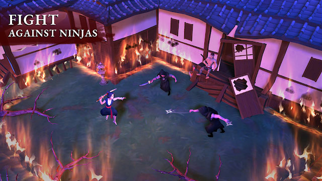 Bạn trở thành samurai và chiến đấu chống lại các ninja trong game Daisho: Survival of a Samurai