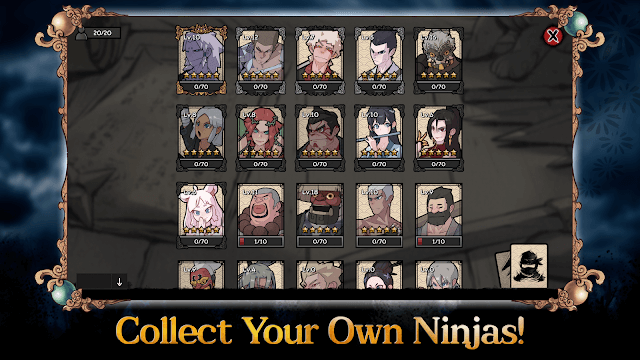 Thu thập các ninja mạnh mẽ của riêng bạn