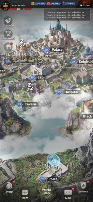 Xây dựng vương quốc của bạn trong game Kingdom Hunter Heroes