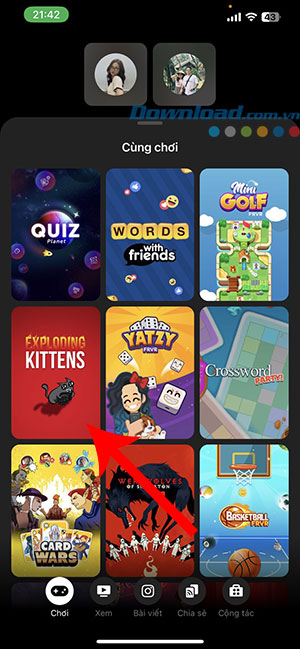 choi game trong video call tren Messenger 4*415702