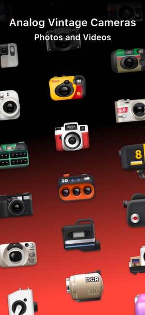 Dazz Cam có rất nheieuf camera vintage khác nhau
