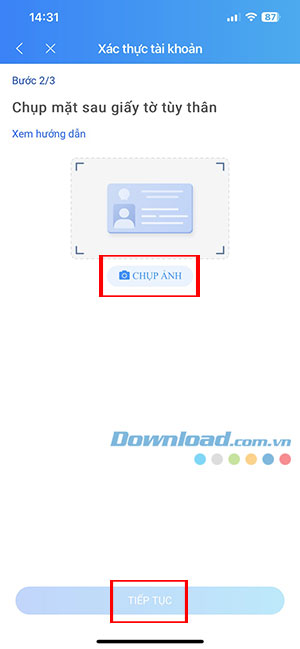 xac thuc tai khoan Zalo 4*416011