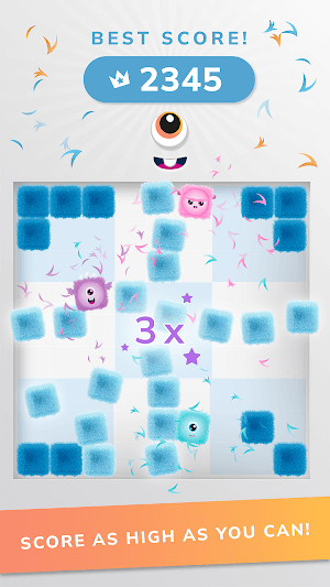 Furzies Mergedoku là game xếp hình, nơi bạn cần ghi số điểm càng cao càng tốt