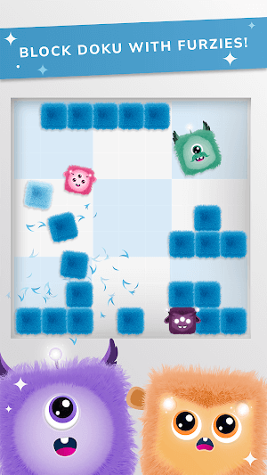 Chơi với các quái vật lông mềm dễ thương