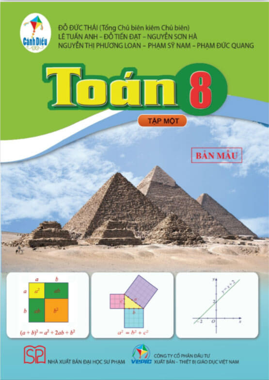 Sách giáo khoa Toán 8 - Tập 1 Cánh Diều