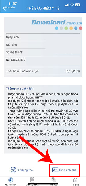 cach thay the bhyt giay 2*416444