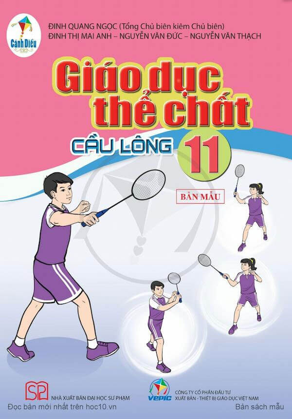 Sách Giáo dục thể chất 11 - Cầu Lông Cánh Diều