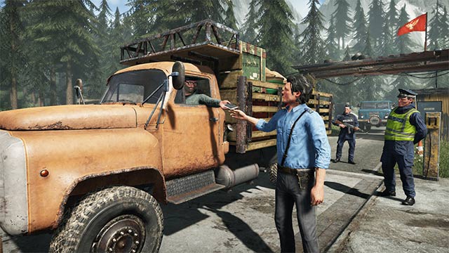 Chơi Contraband Police với gamepad hoặc vô lăng ảo để có trải nghiệm tốt hơn