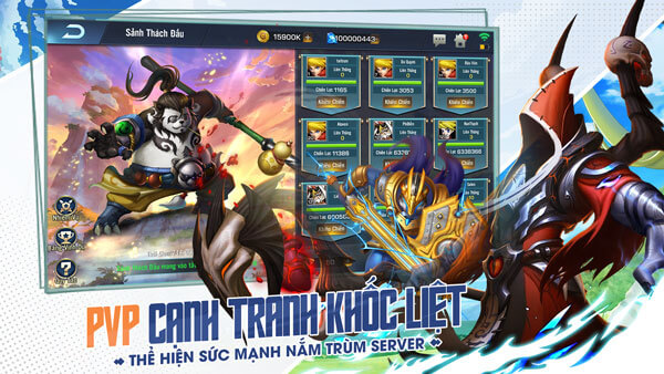 Nhiều hoạt động PvP cạnh tranh khốc liệt