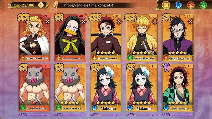 Một số nhân vật trong Rage of Demon King