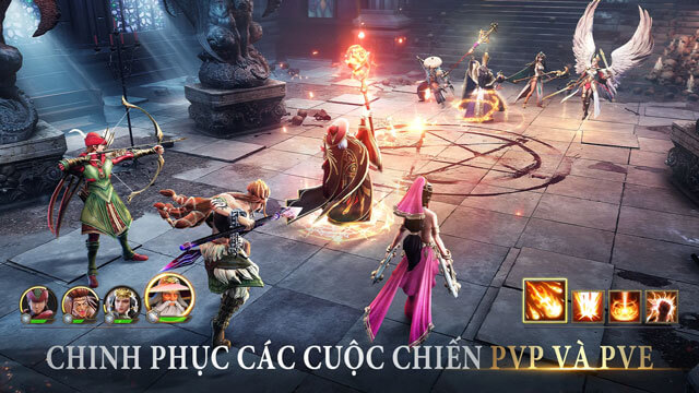 Chinh phục các cuộc chiến PvP, PvE