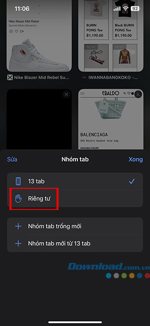 duyet web an danh Safari 3*418158