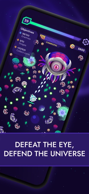 Đánh bại kẻ thù và bảo vệ vũ trụ trong game Starship Survivor 