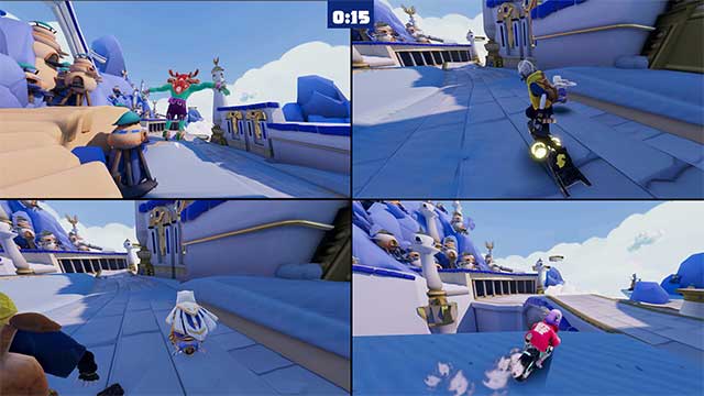 Sử dụng các con đường tắt để đi nhanh hơn trong khi tránh bẫy của đối thủ