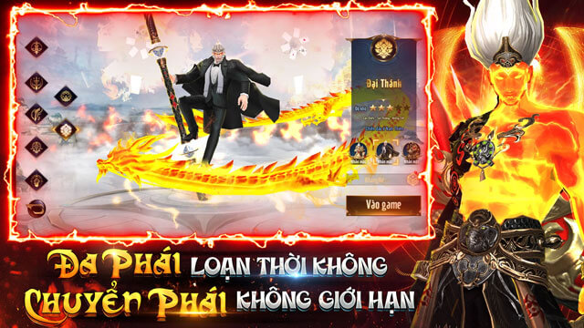 Nhiều môn phái quen thuộc, kèm theo chuyển phái không giới hạn