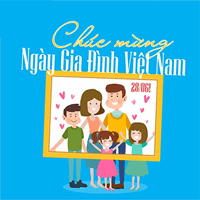 Bộ thiệp Ngày gia đình Việt Nam 28/6