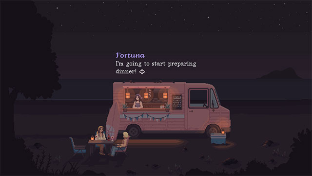 Tương tác với các nhân vật trong game The Cosmic Wheel Sisterhood