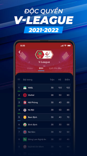 Độc quyền giải V-League