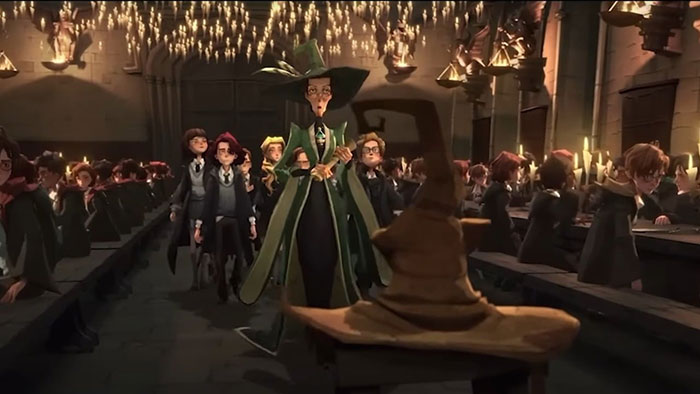 Nghi lễ chọn Nhà trong Harry Potter: Magic Awakened