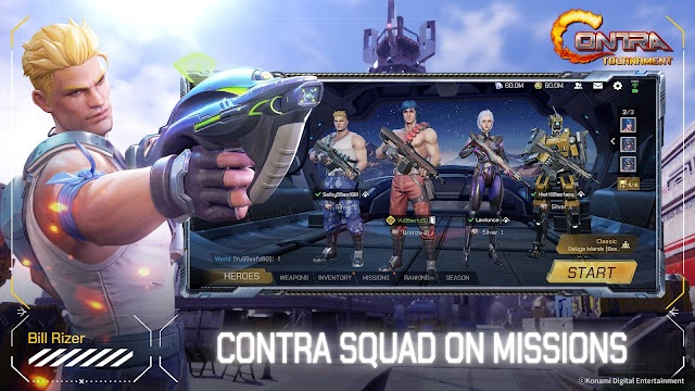 Thành lập đội contra cùng nhau thực hiện nhiệm vụ trong game Contra: Tournament