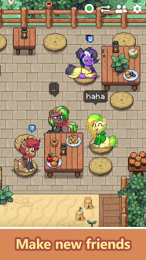 Chơi và kết bạn mới trong thế giới game Pony Town 