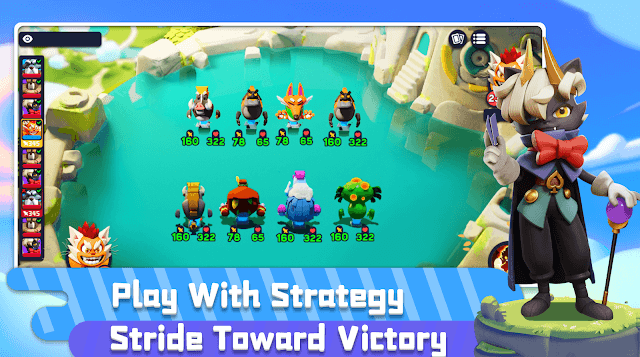 Chơi với chiến lược của bạn, tiến bước dài tới chiến thắng trong game Fight! Olyn Island