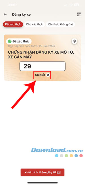xuat trinh dang ky xe VNeID 3*422496