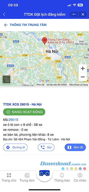 dat lich dang kiem online tren Zalo 11*422905