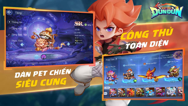 Dàn Pet chiến siêu cưng, công thủ toàn diện