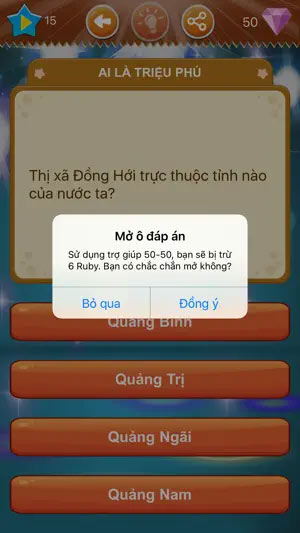 Mở đáp án