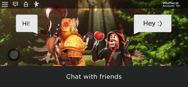 Khám phá Roblox với bạn bè trên khắp thế giới bằng các tính năng trò chuyện