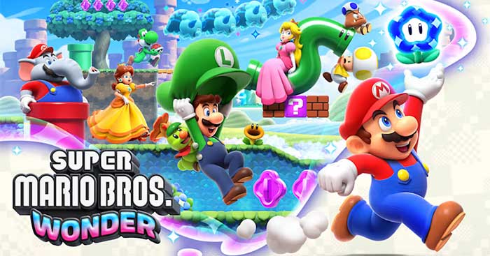 Super Mario Bros. Wonder là game đi cảnh được phát hành cho Nintendo Switch