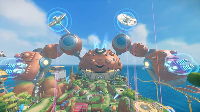 Chiến đấu để bảo vệ căn cứ và tiêu diệt các mục tiêu khổng lồ trong Project ST game