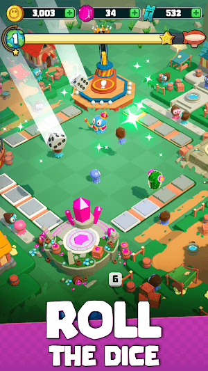 Tung xúc xắc và du hành đến hàng trăm bảng tuyệt đẹp và tương tác trong game Prize Kingdoms