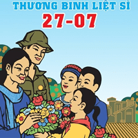 Bộ thiệp mừng Ngày Thương Binh Liệt Sỹ