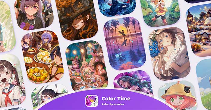 Color Time là game tô màu với những bức tranh tuyệt đẹp