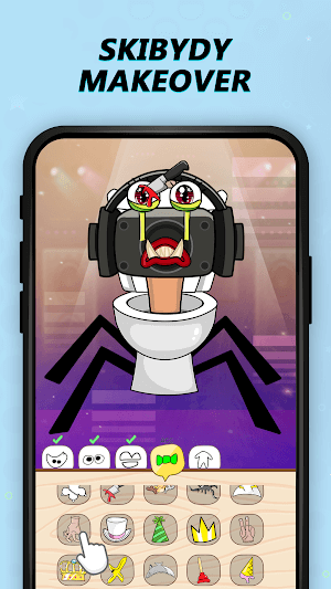 Tùy chỉnh quái vật toilet của bạn