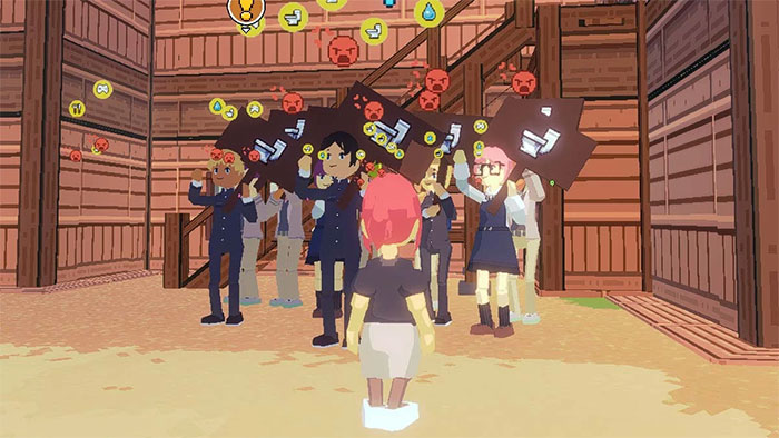 Học sinh và giáo viên trong Let's School sẽ bắt đầu tức giận nếu các nhu cầu không được đáp ứng