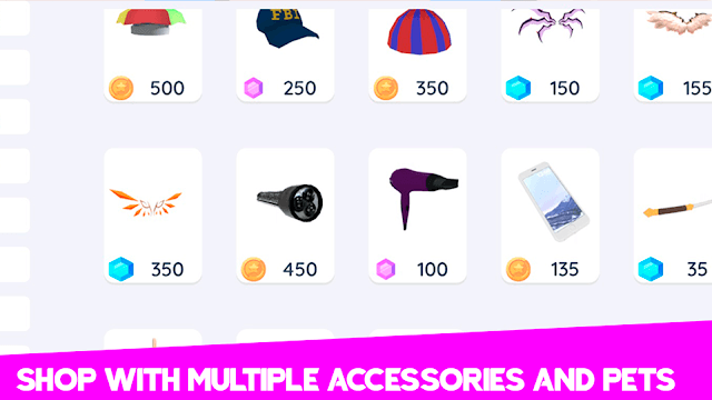 Mua các vật dụng và thú cưng khác nhau