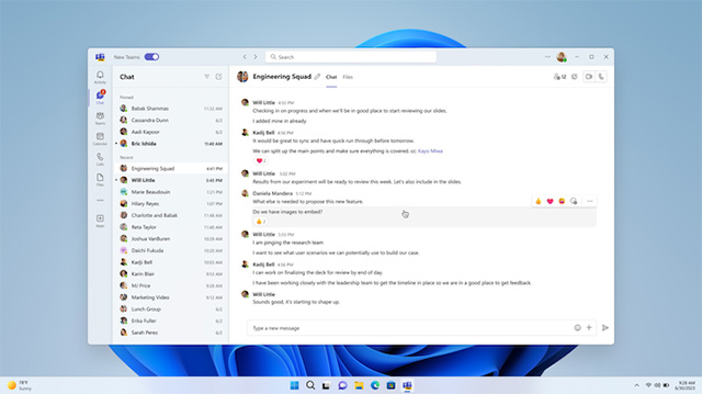 Thay đổi chế độ xem cuộc trò chuyện và danh sách chat tùy ý trong Microsoft Teams