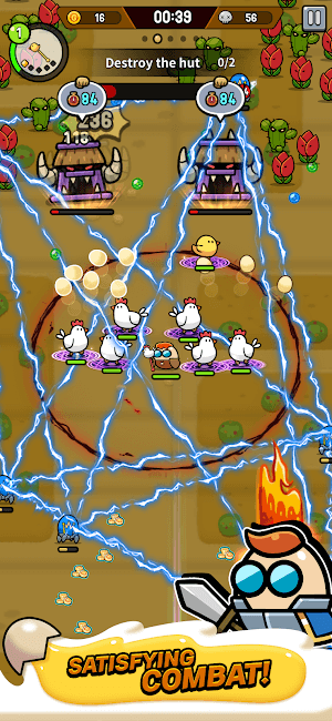 Rogue Egg Hatch Hero cho bạn trải nghiệm chiến đấu mãn nhãn