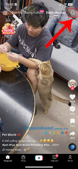 tim kiem bai hat thinh hanh tren TikTok 4*426456