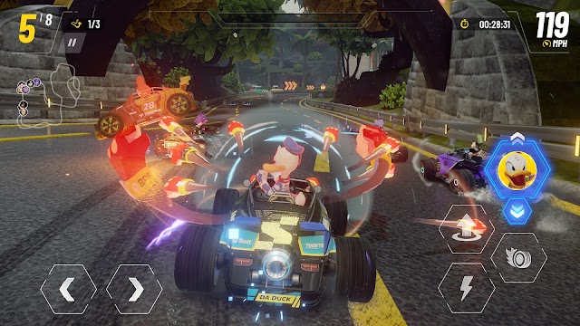 Hành động trong Disney Speedstorm luôn đầy phấn khích 