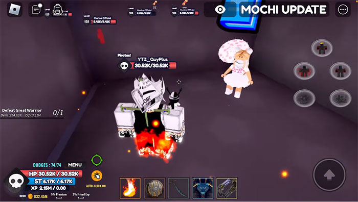 NPC cung cấp Haki đầu tiên trong One Fruit Simulator