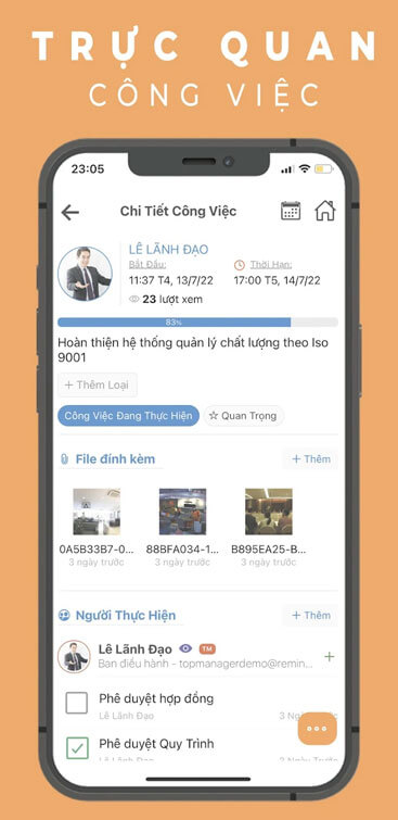 Sắp xếp công việc trực quan