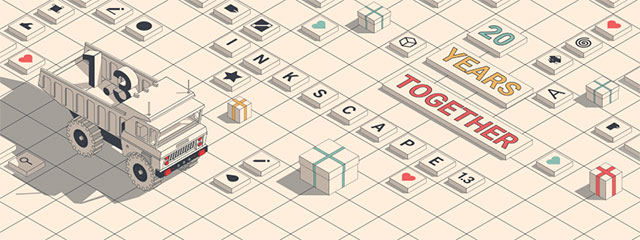 Giới thiệu phiên bản Inkscape 1.3 kỷ niệm 20 năm ra đời phần mềm